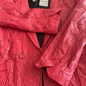 Zadig & Voltaire Women's Red Blazer